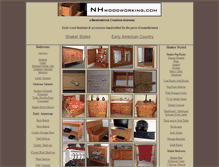 Tablet Screenshot of nhwoodworking.com